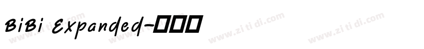 BiBi Expanded字体转换